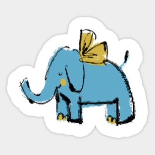 Sweet Elephant Sticker